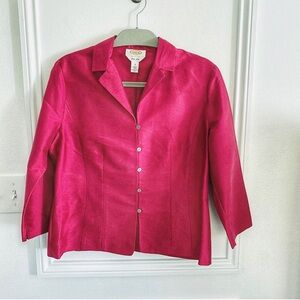 Talbots Fuchsia Blazer